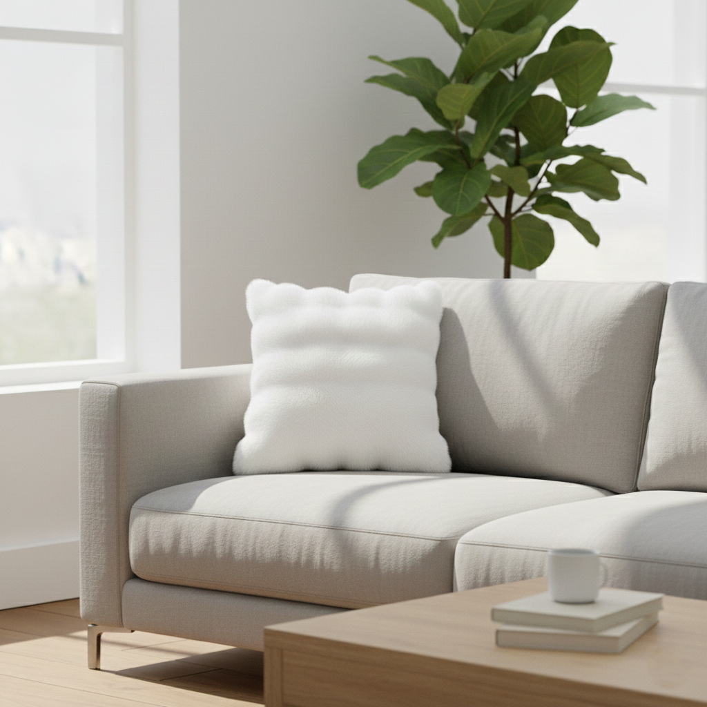 Serene Faux Fur Accent Cover (45 x 45 cm., Pack of 2)