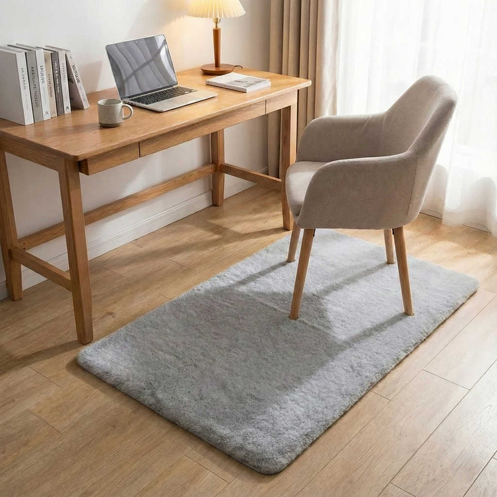 Slate Cloud Plush Carpet (80 x 50 cm.)
